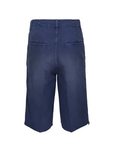 Pantaloni scurți Visvim zdrențuiți albastru