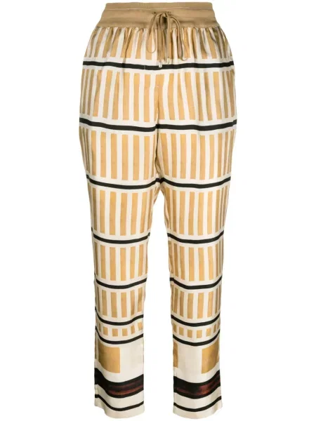 Cropp pantaloni Lorena Antoniazzi cu dungi cu imagine