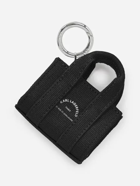 Obesek za ključe Karl Lagerfeld črna