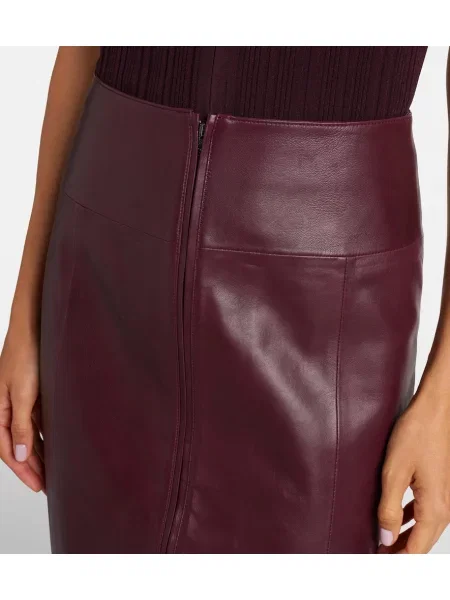 Fustă din piele Victoria Beckham