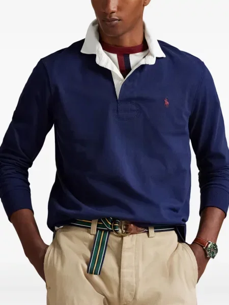 Μικρός κασκέτο Polo Ralph Lauren με χαμηλή μέση υφαίνω διαγωνίως πράσινο