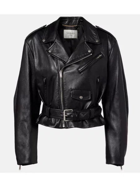 Cropp geanta de piele Saint Laurent biker negru