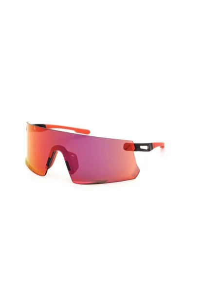 Okulary adidas Dunamis Sport czarno-czerwone soczewka lustrzana czerwona czarne