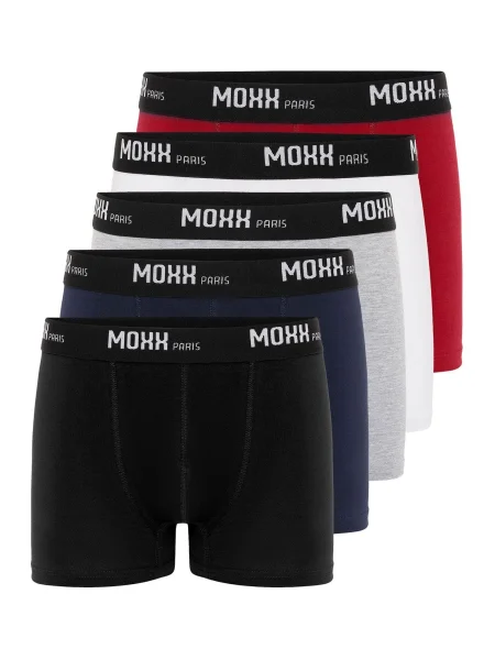 Moxx Paris Boxeri Robbe bleumarin / gri amestecat / roșu / negru alb