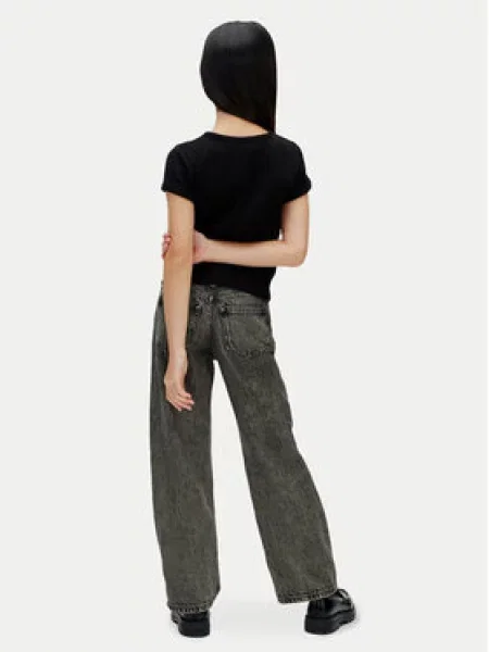 Dětské tričko Calvin Klein Jeans černé