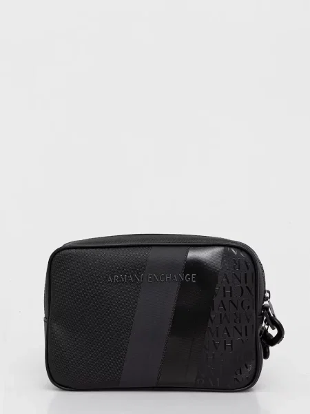 Кожаная косметичка Armani Exchange