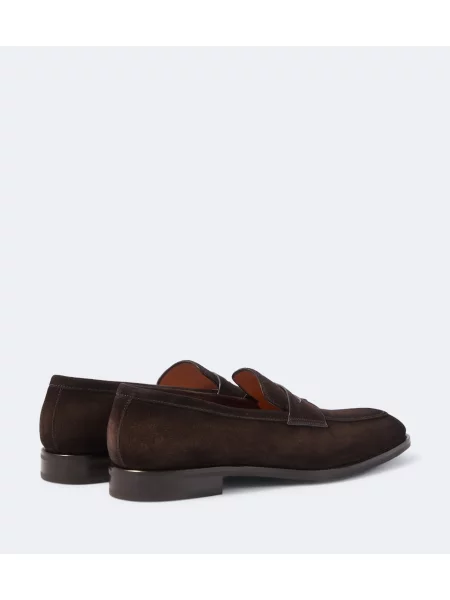Loaferke Santoni iz semiša rjava