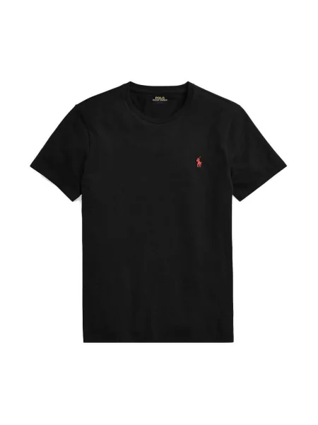 Polokošeľa Polo Ralph Lauren s výšivkou čierna