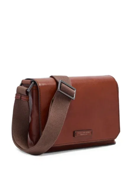 Geantă crossbody The Bridge din piele maro