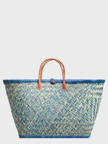 Le Comptoir de la plage Пляжна сумка Солома блакитний
