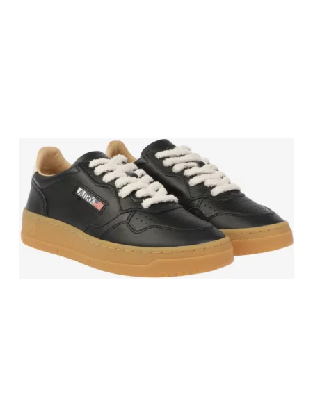 Sneakersy Autry skórzane czarne