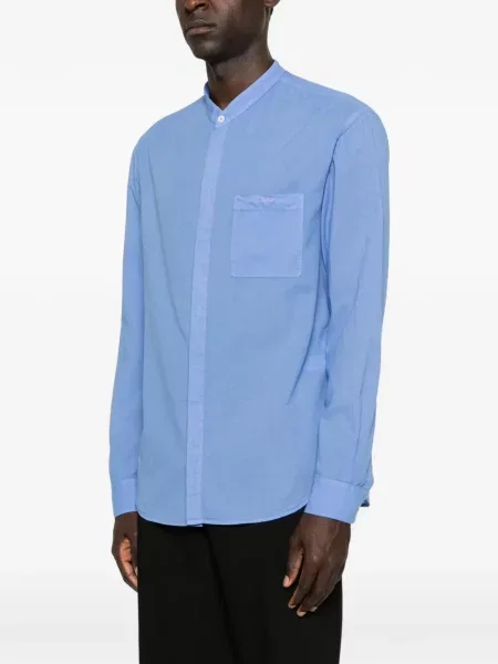 Gulerat cămașă Emporio Armani albastru