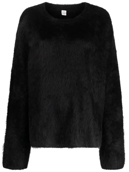 Pulover Toteme cu blană negru
