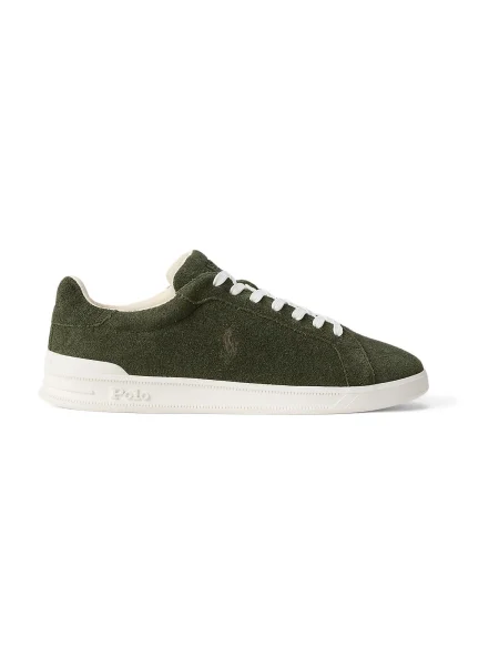 Sneakerși Polo Ralph Lauren din piele verde
