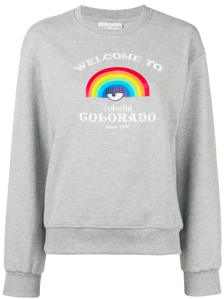 Hanorac Chiara Ferragni cu imagine gri