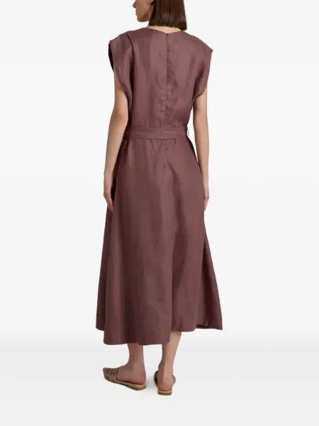 Rochie midi Glanshirt de in de costum roz