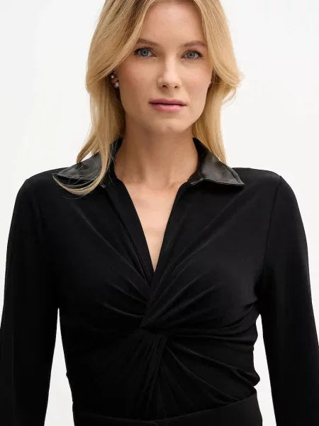 Блузка Dkny однотонна чорний