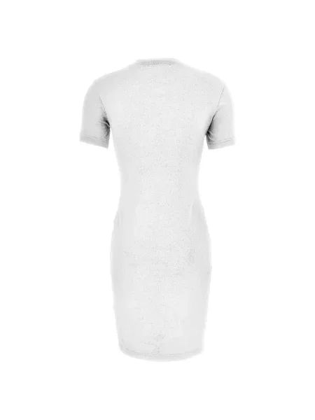 Sukienka jeansowa Versace Jeans Couture biała