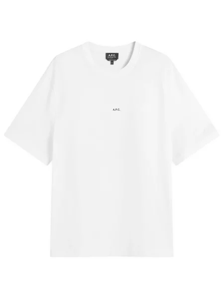 Koszulka A.p.c. z logo biała
