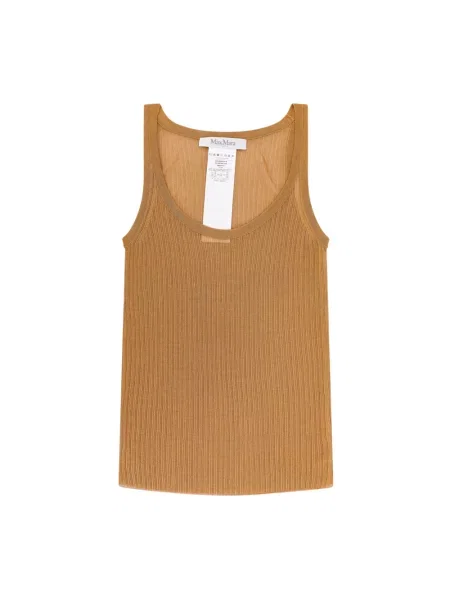 Top Max Mara brązowy