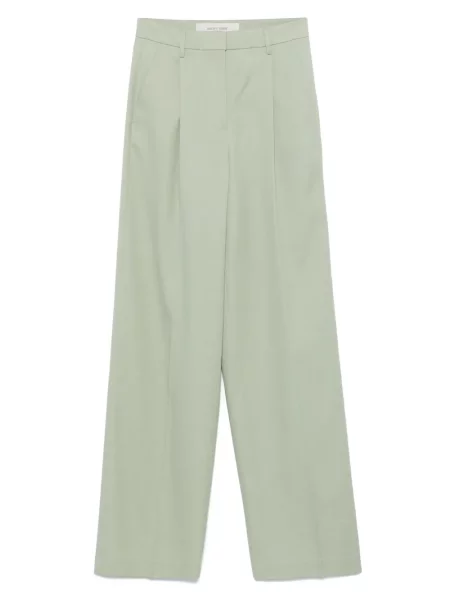 Pantaloni Golden Goose de lână verde