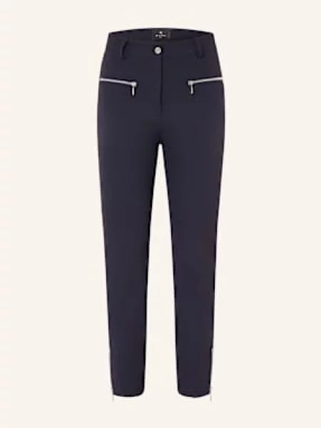 Etro Spodnie blau granatowe