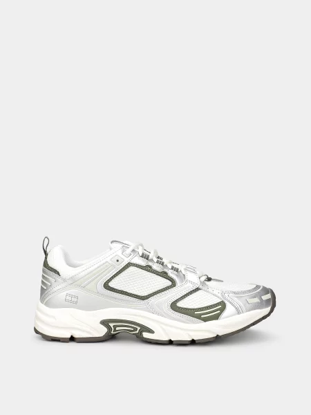 Tommy Hilfiger Кросівки Білий/сірий Поліуретан/PE/поліестер білі