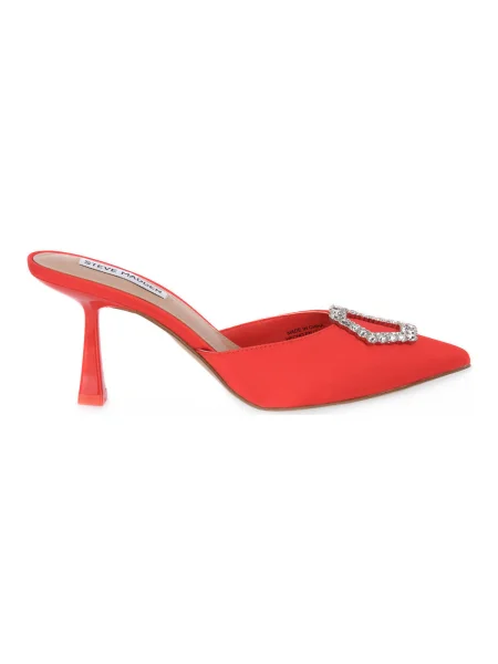 Saténové tenisky Steve Madden červená