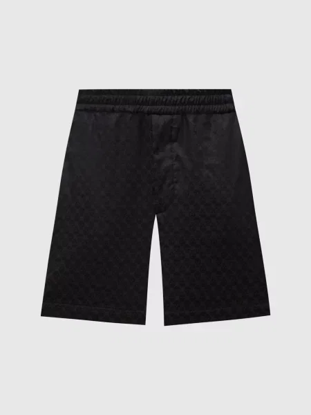 Шорти в принт Alexander Mcqueen чорні