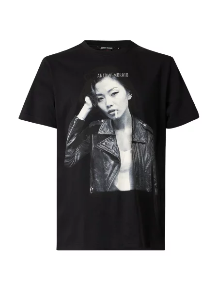 ANTONY MORATO Tricou gri / negru alb