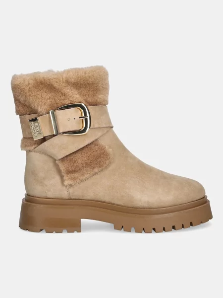 Steve Madden botki Lodge na płaskim beżowy