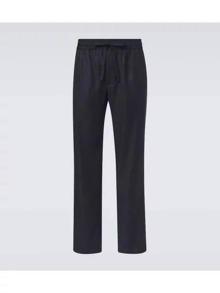 Volnene hlače Dolce&gabbana črna