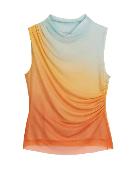 Top Desigual albastru