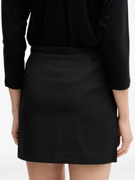 Fusta mini Sisley cu dungi negru