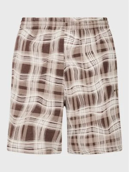 Adidas Спортни шорти Reveal Allover Print кафяв