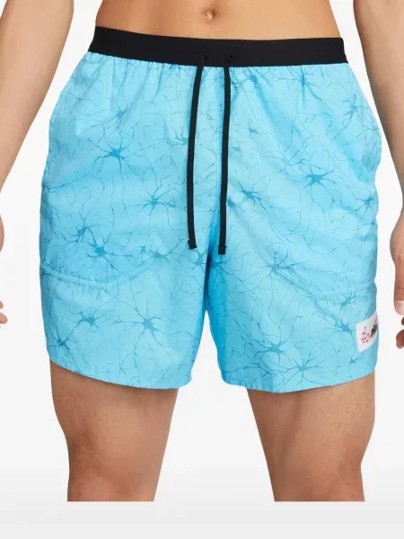 Sportske kratke hlače Nike s cvjetnim printom zelena