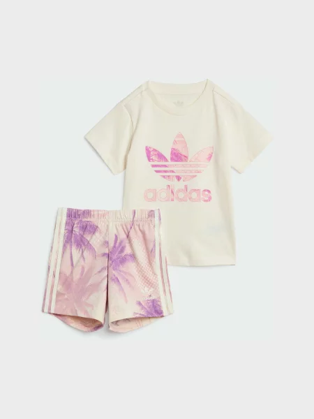 Дитячий Спортивний комплект adidas комбінований верх білий