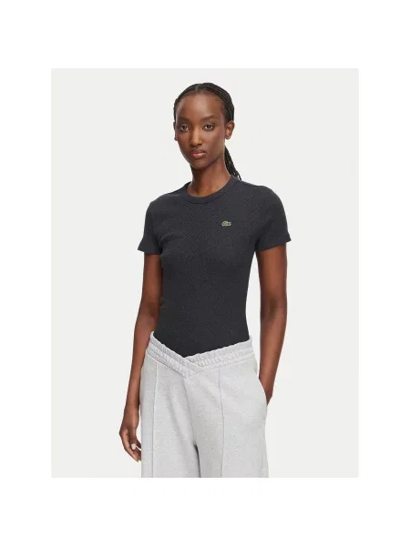 Lacoste Marškinėliai Regular Fit pilka