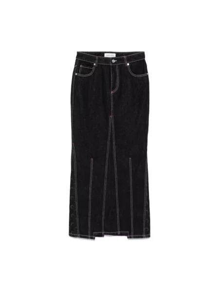 Spódnica jeansowa Marine Serre czarna