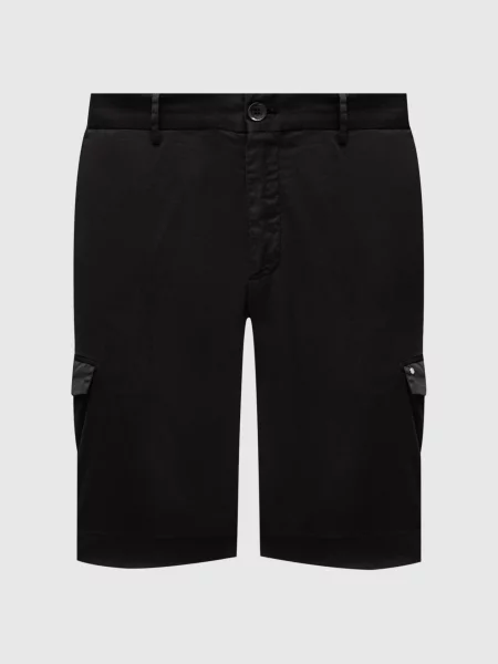 Шорты карго Stefano Ricci черные
