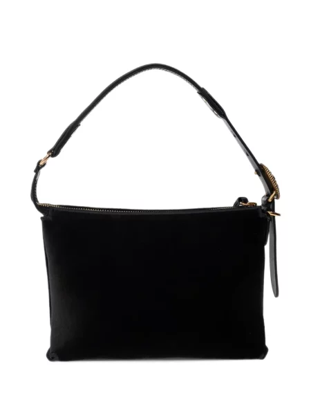 Geantă shopper Etro din piele de căprioară negru