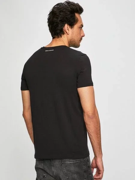 Tričko Armani Exchange s potiskem černá