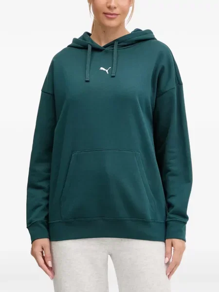 Hanorac cu glugă Puma cu autograf verde