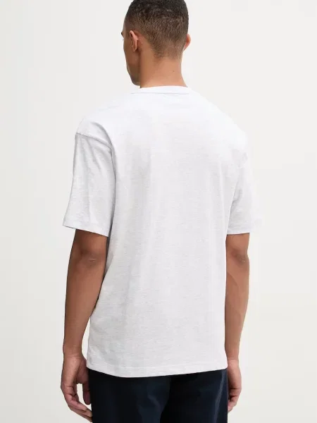 T-shirt o kroju regular fit z czystej bawełny Tommy Hilfiger szara