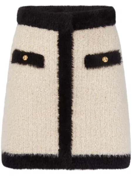 Fusta mini Nina Ricci din tweed