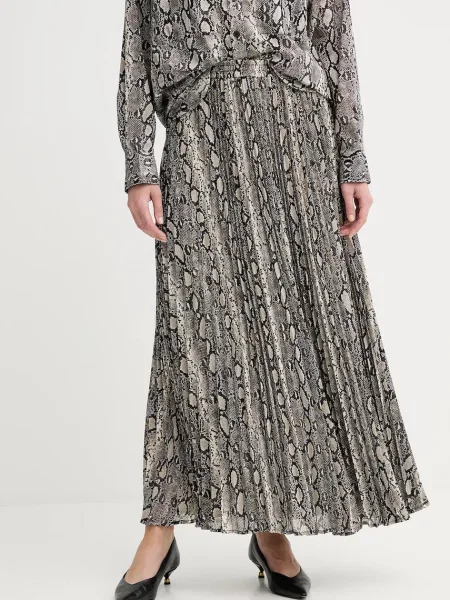 MICHAEL Michael Kors fustă maxi evazați bej