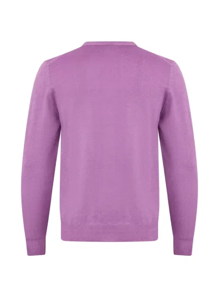 Pulover Fedeli cu decolteu rotund violet
