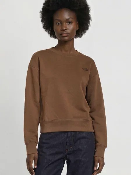 The North Face Mikina Oversize Tnf™ Essential Simple Dome hnědá