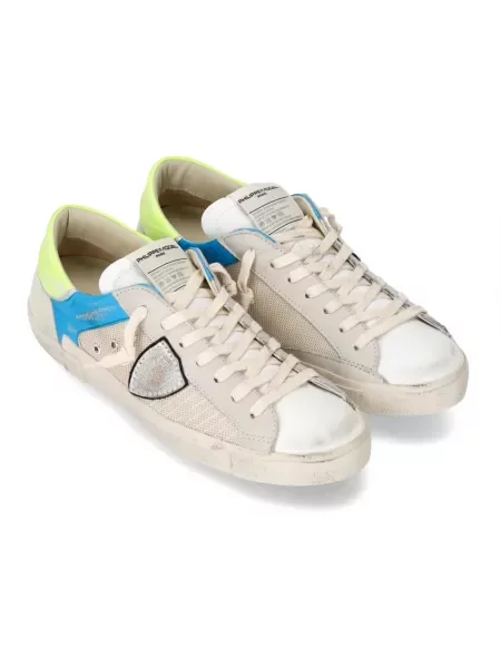 Buty do tenisa Philippe Model zamszowe do tenisa białe