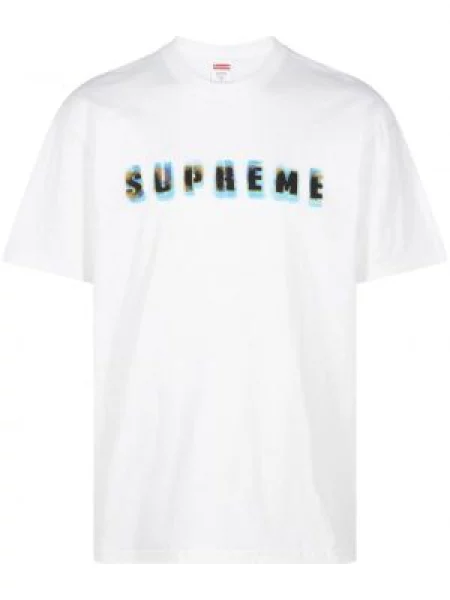 Tricou Supreme cu imagine alb